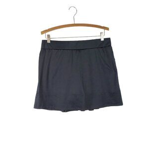 J Crew Factory Skort Pull On Pleated Active Black BG891 Pickleball Size Medium